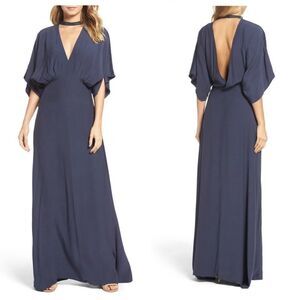 NWT Foxiedox Jasmine Choker Collar V-Neck Dress XS